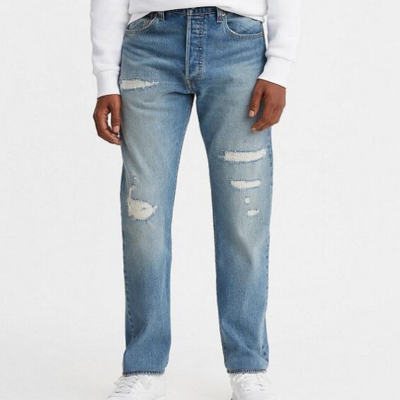 Levi's® 501® '93 Destructed Straight Fit Jeans