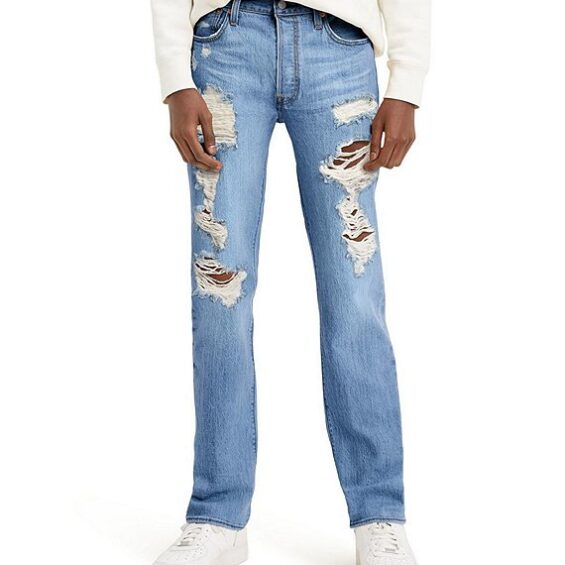 Levi's® 501® Original Fit Damaged Jeans