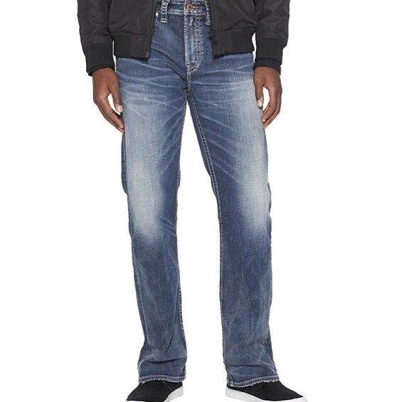 Craig Stretch Easy Fit Bootcut Dark Wash Jeans