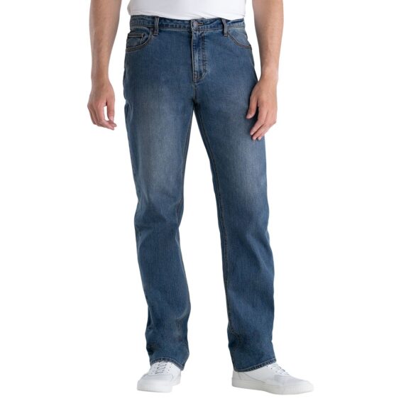 LJ&S Rugged J1 STRAIGHT-LEG Worker Blue Tall Men's Jeans