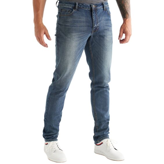 Carman TAPERED FIT Worn Blue Tall Men's Jeans