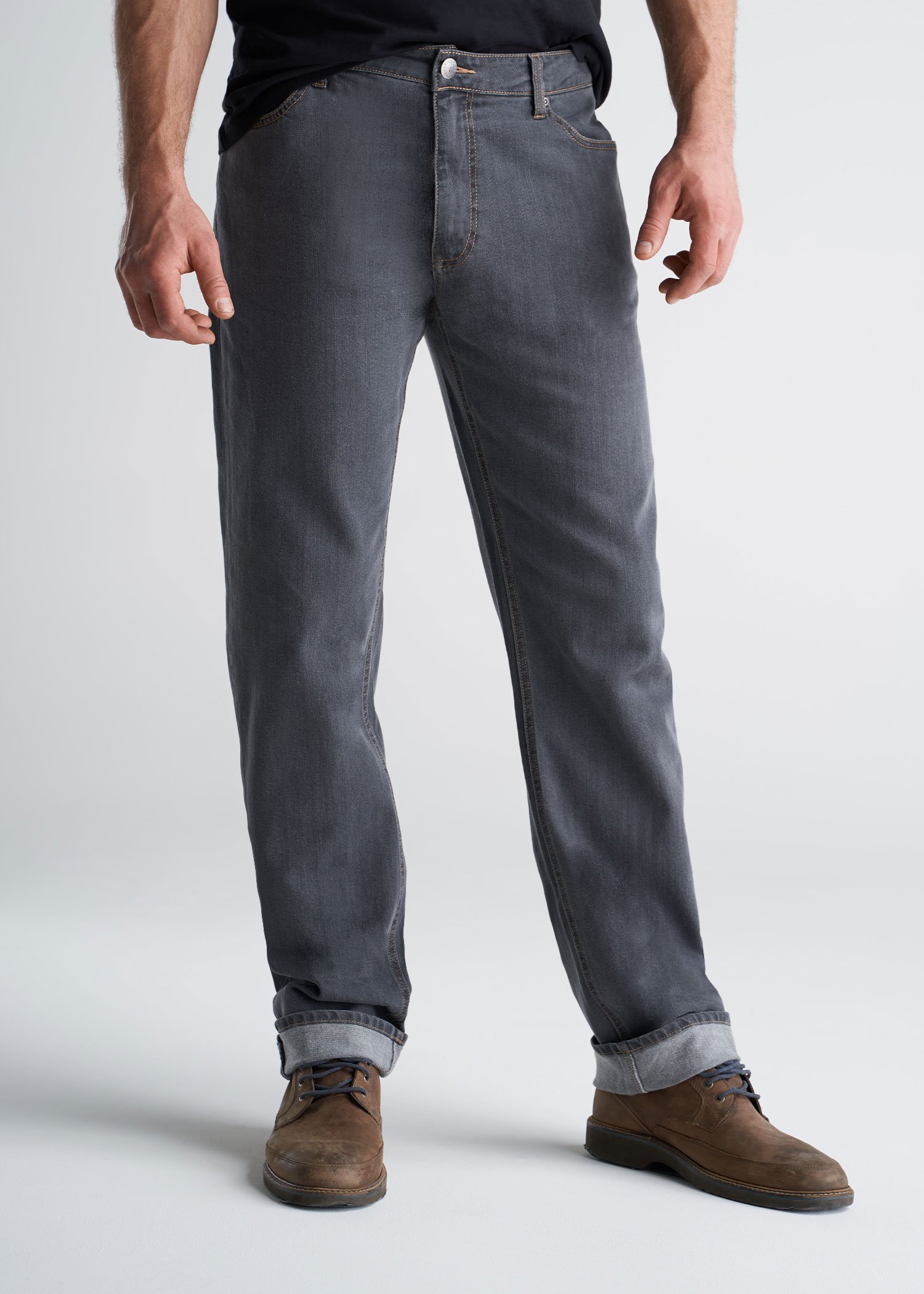 J1 STRAIGHT-LEG Tall Men's Jeans in Grey