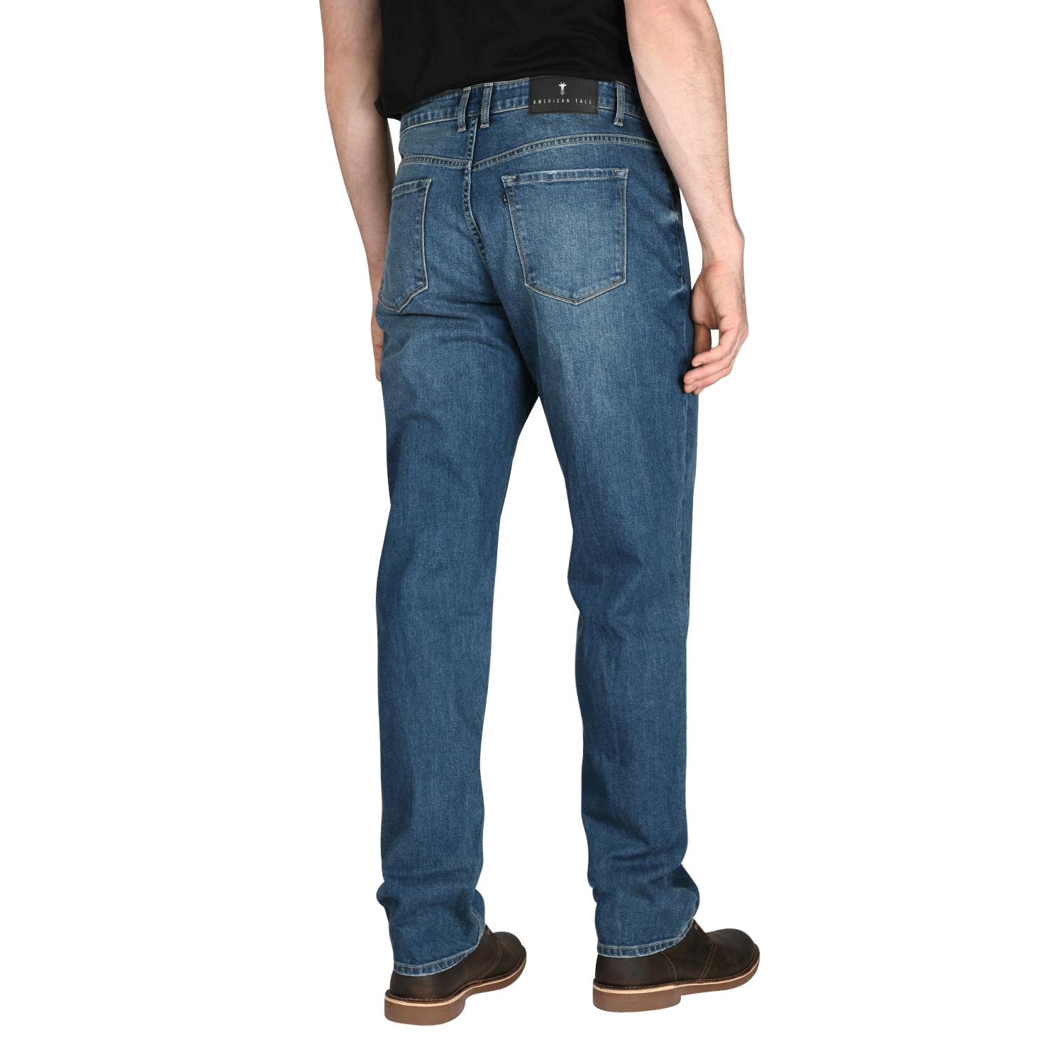 Mason SEMI-RELAXED Men's Tall Jeans in Signature Fade